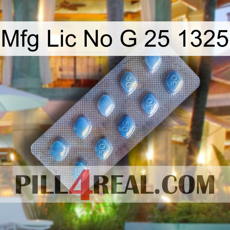 Mfg Lic No G 25 1325 viagra3